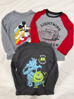 Disney Jumping Beans Long Sleeve Bundle 3T Graphics